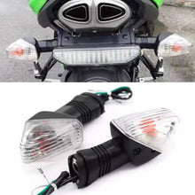 Load image into Gallery viewer, 2Pcs Motorcycle Indicator Lamp Bulb Turn Signal Front Rear Light fit For Kawasaki ZX-6R ZX-10R ER6N Z750 Z1000