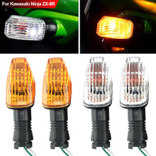 Load image into Gallery viewer, 2Pcs Motorcycle Indicator Lamp Bulb Turn Signal Front Rear Light fit For Kawasaki ZX-6R ZX-10R ER6N Z750 Z1000