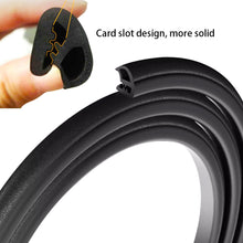 Load image into Gallery viewer, 2M Car Door Edge Seal Strip B Pillar Rubber Weatherstrip Waterproof Soundproof Auto Sealant Strip Anti-Scratch Protector