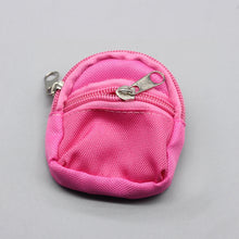 Load image into Gallery viewer, Doll Bag for Labubu Macaron Barbies Blythes and 20cm Plush Doll & 1/6 BJD Canvas Backpack