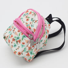 Load image into Gallery viewer, Doll Bag for Labubu Macaron Barbies Blythes and 20cm Plush Doll & 1/6 BJD Canvas Backpack
