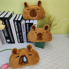 Load image into Gallery viewer, 1PC Capybara Plush Pencil Case Cosmetic Bag Guinea Pig Pen Pouch Large Capacity Pencil Bag School Supplies Stationery Box