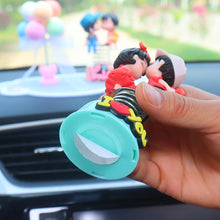 Load image into Gallery viewer, 2Pcs/Set Cute Cartoon Couple Spring Shaking Head Car Dashboard Doll Ornament Decoration Auto Interior Accessories for Gift