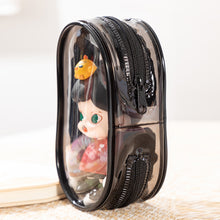 Load image into Gallery viewer, 1Pc Mystery Box Storage Case Anime Ornaments Mystery Box Organizer Box Square Plush Dolls Display Bag With Keychain