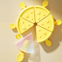 Load image into Gallery viewer, Cute Cheese Ice Cream Mold Popsicle Siamese Molds With Lid DIY Dessert Popsicle Moulds Tray Ice Cube Maker Summer Kitchen Tool Party Supplies