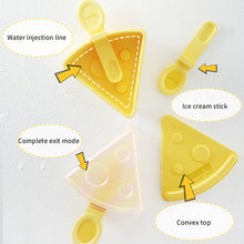 Load image into Gallery viewer, Cute Cheese Ice Cream Mold Popsicle Siamese Molds With Lid DIY Dessert Popsicle Moulds Tray Ice Cube Maker Summer Kitchen Tool Party Supplies
