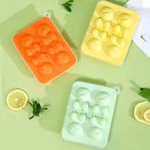 Load image into Gallery viewer, 4Grid Silicone Mold 3D Bear Shape Ice Cube Maker Chocolate Mould Candy Dough Mold For Coffee Milk Tea Whiskey Household Ice Mold