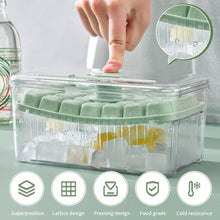 Load image into Gallery viewer, Reusable Pressing Ice Cube Molds Ice Cream Moulds Easy To Take Off Ice Tray Refrigerator Icebox for Summer Juice Drinks Wine Cocktails Whiskey