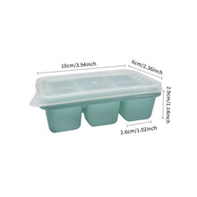 Load image into Gallery viewer, 6 Grid Reusable Ice Cube Molds Easy To Take Off Ice Tray Refrigerator Icebox for Summer Juice Drinks Wine Cocktails Whiskey