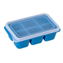 Load image into Gallery viewer, 6 Grid Reusable Ice Cube Molds Easy To Take Off Ice Tray Refrigerator Icebox for Summer Juice Drinks Wine Cocktails Whiskey