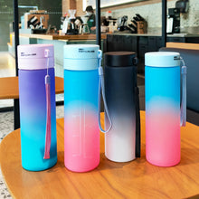 Load image into Gallery viewer, 600ml Sports Water Bottle Outdoor Water Bottle Plastic Portable Water Cup Dinkware Camping Bike Bottle Student Supplies