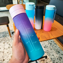 Load image into Gallery viewer, 600ml Sports Water Bottle Outdoor Water Bottle Plastic Portable Water Cup Dinkware Camping Bike Bottle Student Supplies