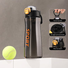 Load image into Gallery viewer, 750ml Sports Water Bottle Outdoor Water Bottle with Straw Plastic Portable Water Cup Dinkware Camping Bike Bottle Student Supplies