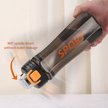 Load image into Gallery viewer, 750ml Sports Water Bottle Outdoor Water Bottle with Straw Plastic Portable Water Cup Dinkware Camping Bike Bottle Student Supplies