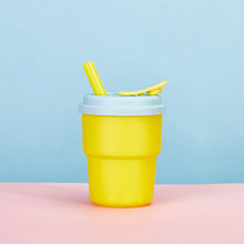 Load image into Gallery viewer, 380ml Portable Kids Water Bottle Sippy Cup Creative Cartoon with Straws Leakproof Water Bottles Outdoor Children's Cups