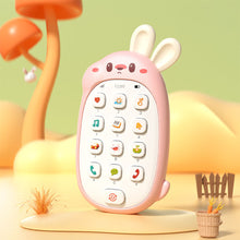 Load image into Gallery viewer, Baby Phone Toy Music Sound Telephone Sleeping Toys With Teether Simulation Phone Kids Infant Early Educational Toy Kids Gifts