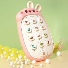 Load image into Gallery viewer, Baby Phone Toy Music Sound Telephone Sleeping Toys With Teether Simulation Phone Kids Infant Early Educational Toy Kids Gifts