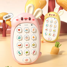 Load image into Gallery viewer, Baby Phone Toy Music Sound Telephone Sleeping Toys With Teether Simulation Phone Kids Infant Early Educational Toy Kids Gifts
