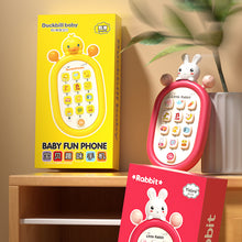 Load image into Gallery viewer, Baby Phone Toy Music Sound Telephone Sleeping Toys With Teether Simulation Phone Kids Infant Early Educational Toy Kids Gifts