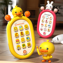 Load image into Gallery viewer, Baby Phone Toy Music Sound Telephone Sleeping Toys With Teether Simulation Phone Kids Infant Early Educational Toy Kids Gifts
