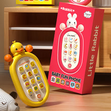 Load image into Gallery viewer, Baby Phone Toy Music Sound Telephone Sleeping Toys With Teether Simulation Phone Kids Infant Early Educational Toy Kids Gifts