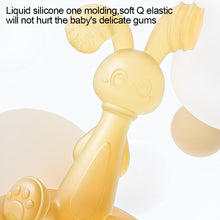 Load image into Gallery viewer, Baby Nursing Teething Toy Baby Teether Teething Pain-Relief Toy for Toddler Infant Newborn Rabbit Shape Silicone Teether