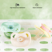 Load image into Gallery viewer, 1Pc Silicone Baby Pacifier Baby Bites and Chewable Products Comfortable Nipple Appearance for Newborns Flat Pacifier