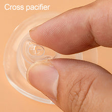 Load image into Gallery viewer, 1PC Baby Silicone Pacifier Wide Neck Soft Spiral Teat Nipple Circle Hole Cross Hole Baby Bottles Natural Flow Nipples BPA Free