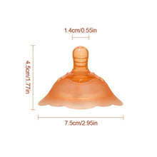 Load image into Gallery viewer, 1Pc Silicone Nipple Protector With Box Breastfeeding Anti-bite Nursing Pads Dust Box Anti Overflow Breast Pads Mother Protection