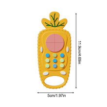 Load image into Gallery viewer, 1Pc Baby Silicone Teether Toys Remote Control Shape Teether Rodent Gum Pain Relief Teething Toy Kids Sensory Educational Toy