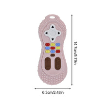 Load image into Gallery viewer, 1Pc Baby Silicone Teether Toys Remote Control Shape Teether Rodent Gum Pain Relief Teething Toy Kids Sensory Educational Toy