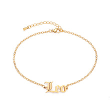 Load image into Gallery viewer, 12 Zodiac Signs Constellation Charm Bracelet Men Women Fashion Gold Color Chain Bracelet for Women Birthday Jewelry Gifts Virgo Leo Libra Couple Jewelry