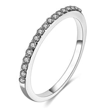 Load image into Gallery viewer, New Minimalist Thin Rings for Women Wedding Brilliant Cubic Zircon High Quality Versatile Female Finger Ring Jewelry