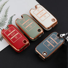 Load image into Gallery viewer, TPU Car Smart Key Cover Case Holder Bag Keychain Fob Protector Cover Leather for RX5 MG3 MG5 MG6 MG7 MG ZS GT GS 350 360 750 W5 Accessories