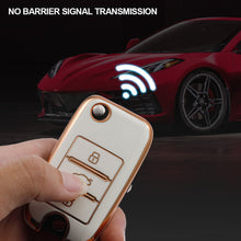 Load image into Gallery viewer, TPU Car Smart Key Cover Case Holder Bag Keychain Fob Protector Cover Leather for RX5 MG3 MG5 MG6 MG7 MG ZS GT GS 350 360 750 W5 Accessories