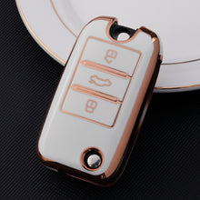 Load image into Gallery viewer, TPU Car Smart Key Cover Case Holder Bag Keychain Fob Protector Cover Leather for RX5 MG3 MG5 MG6 MG7 MG ZS GT GS 350 360 750 W5 Accessories