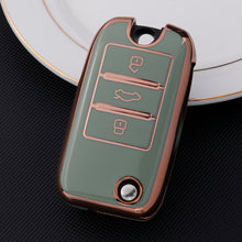 Load image into Gallery viewer, TPU Car Smart Key Cover Case Holder Bag Keychain Fob Protector Cover Leather for RX5 MG3 MG5 MG6 MG7 MG ZS GT GS 350 360 750 W5 Accessories
