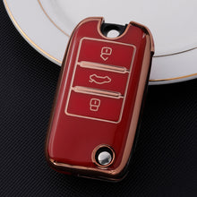 Load image into Gallery viewer, TPU Car Smart Key Cover Case Holder Bag Keychain Fob Protector Cover Leather for RX5 MG3 MG5 MG6 MG7 MG ZS GT GS 350 360 750 W5 Accessories