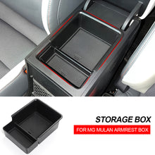 Load image into Gallery viewer, Car Center Armrest Storage Box Center Console Organizer Containers Tray Interior Accessories For MG 4 MG4 EV EH32 MuLan 2023 2024