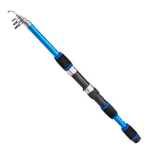 Load image into Gallery viewer, 1.8M Extendible Multi-Section Fishing Rod Portable Fiberglass Sea Fishing Casting Pole Fishing Gear Set