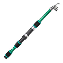 Load image into Gallery viewer, 1.8M Extendible Multi-Section Fishing Rod Portable Fiberglass Sea Fishing Casting Pole Fishing Gear Set