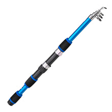 Load image into Gallery viewer, 1.8M Extendible Multi-Section Fishing Rod Portable Fiberglass Sea Fishing Casting Pole Fishing Gear Set