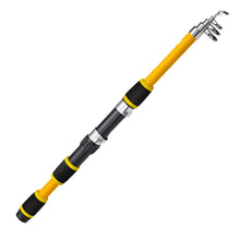 Load image into Gallery viewer, 1.8M Extendible Multi-Section Fishing Rod Portable Fiberglass Sea Fishing Casting Pole Fishing Gear Set