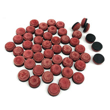 Load image into Gallery viewer, 1PC 11/12/14MM Multi-Layer Red Pool Cue Tip Chinese English American Cue Available Billiard Supplies