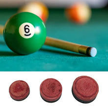 Load image into Gallery viewer, 1PC 11/12/14MM Multi-Layer Red Pool Cue Tip Chinese English American Cue Available Billiard Supplies