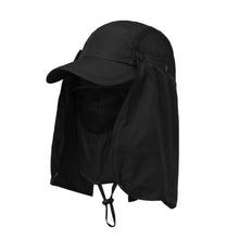 Load image into Gallery viewer, Summer Cool Sunblock Camouflage Hat With Detachable Hat Curtain and mask Outdoor Fishing Mountaineering Quick Drying Breathable UV Resistant Baseball Cap