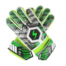 Load image into Gallery viewer, 1 Pair Football Goalkeeper Latex Gloves Anti-Collision Anti-Slip Breathable Finger Protectors Gloves Football Training Competition Protective Equipment