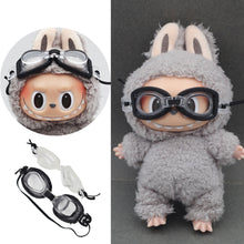Load image into Gallery viewer, For Labubu Glasses 8cm Cute Plastic Glasses for 15cm Labubu Macaron and 60cm BJD Dolls and 1/3 BJD Dolls Toy Glasses Accessories