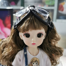 Load image into Gallery viewer, For Labubu Glasses 8cm Cute Plastic Glasses for 15cm Labubu Macaron and 60cm BJD Dolls and 1/3 BJD Dolls Toy Glasses Accessories