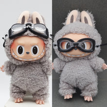 Load image into Gallery viewer, For Labubu Glasses 8cm Cute Plastic Glasses for 15cm Labubu Macaron and 60cm BJD Dolls and 1/3 BJD Dolls Toy Glasses Accessories